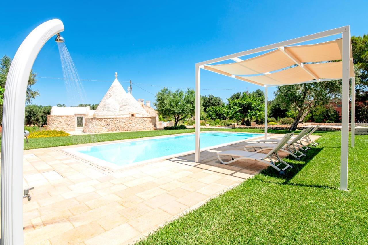 Trullo Zese Con Piscina Privata Villa San Michele Salentino Exterior photo